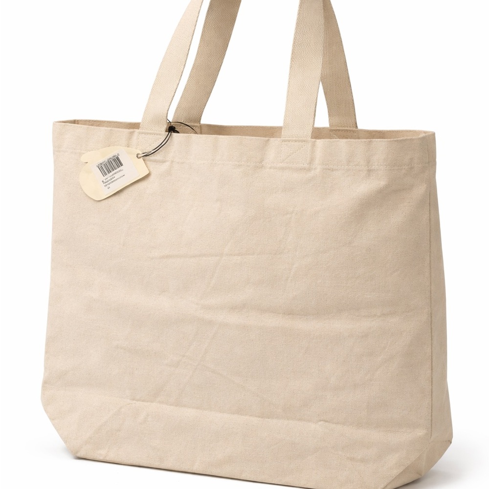 MAISON KITSUNE Beige Tote Bag with Free Cafe Kitsune Water bottle - Picture 2 of 7